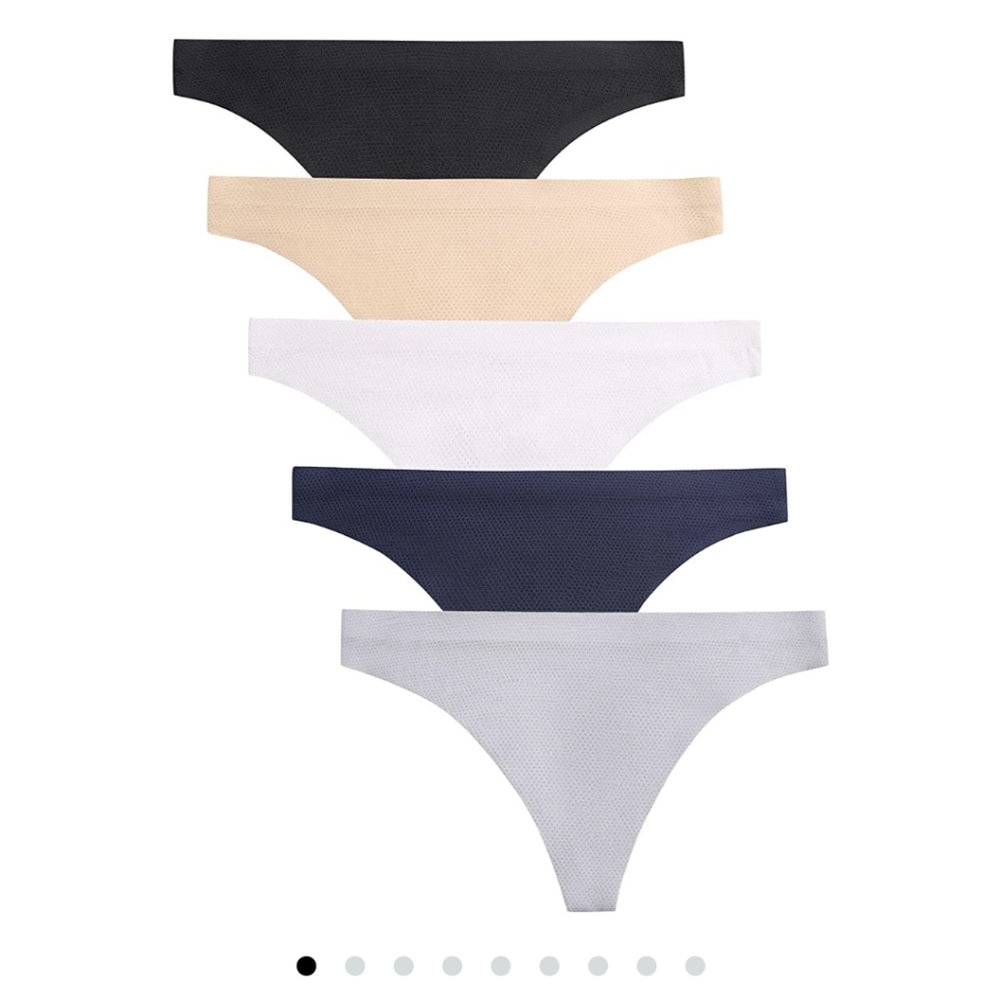 NEW Voenxe seamless thong panties L 5 pack